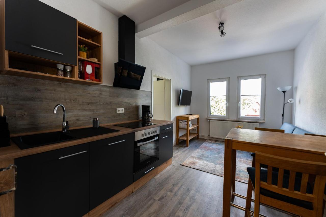 Ferienwohnung Am Steinbach 1 Thale Bagian luar foto